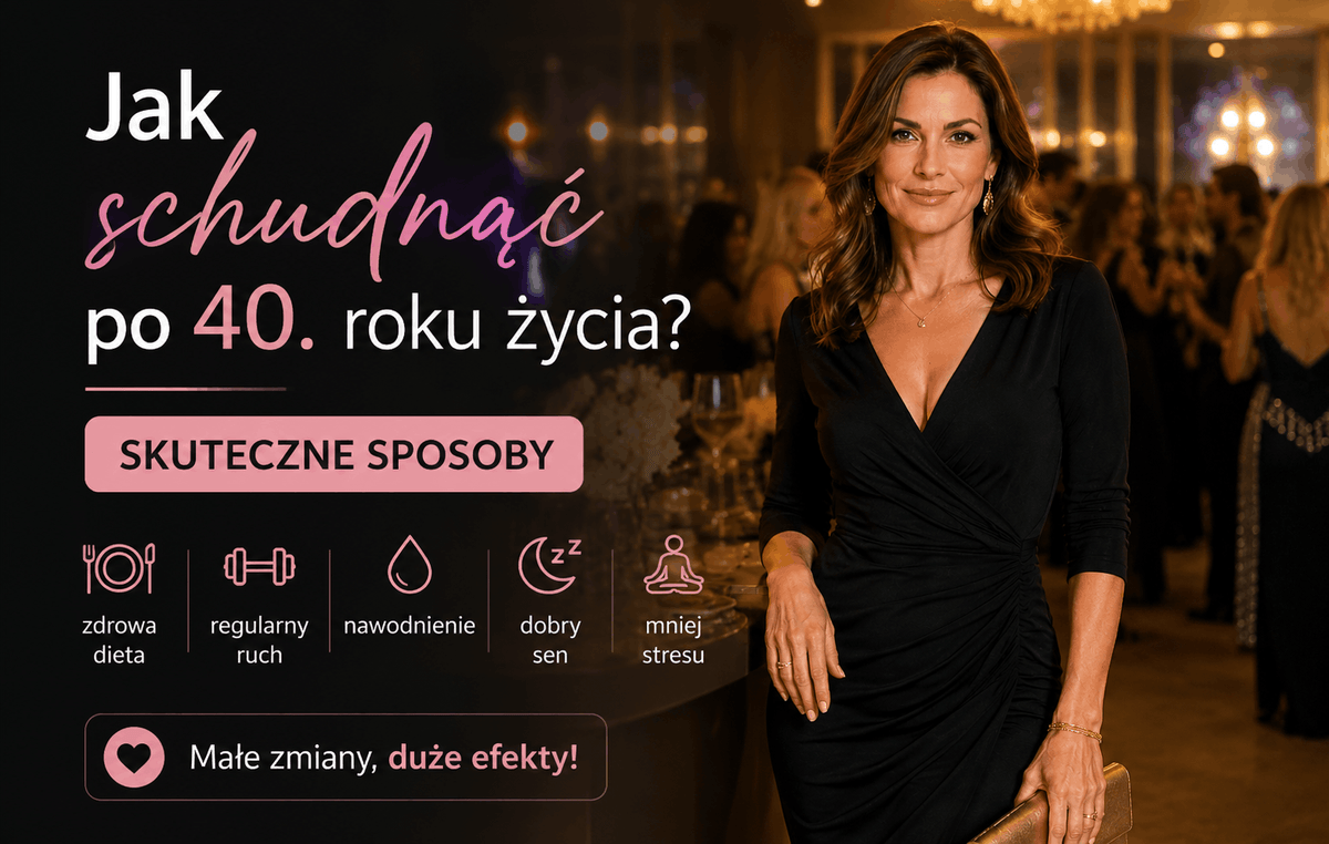 Jak schudnąć po 40. roku życia? Skuteczne sposoby