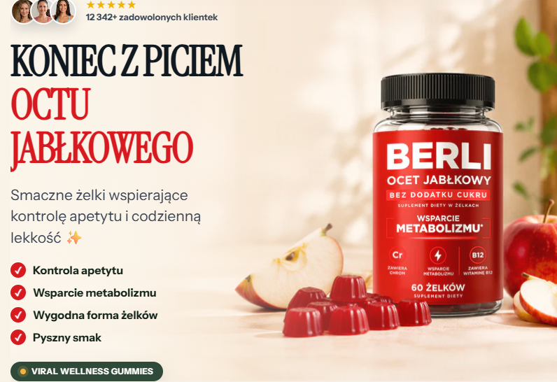 BERLI – żelki z octem jabłkowym